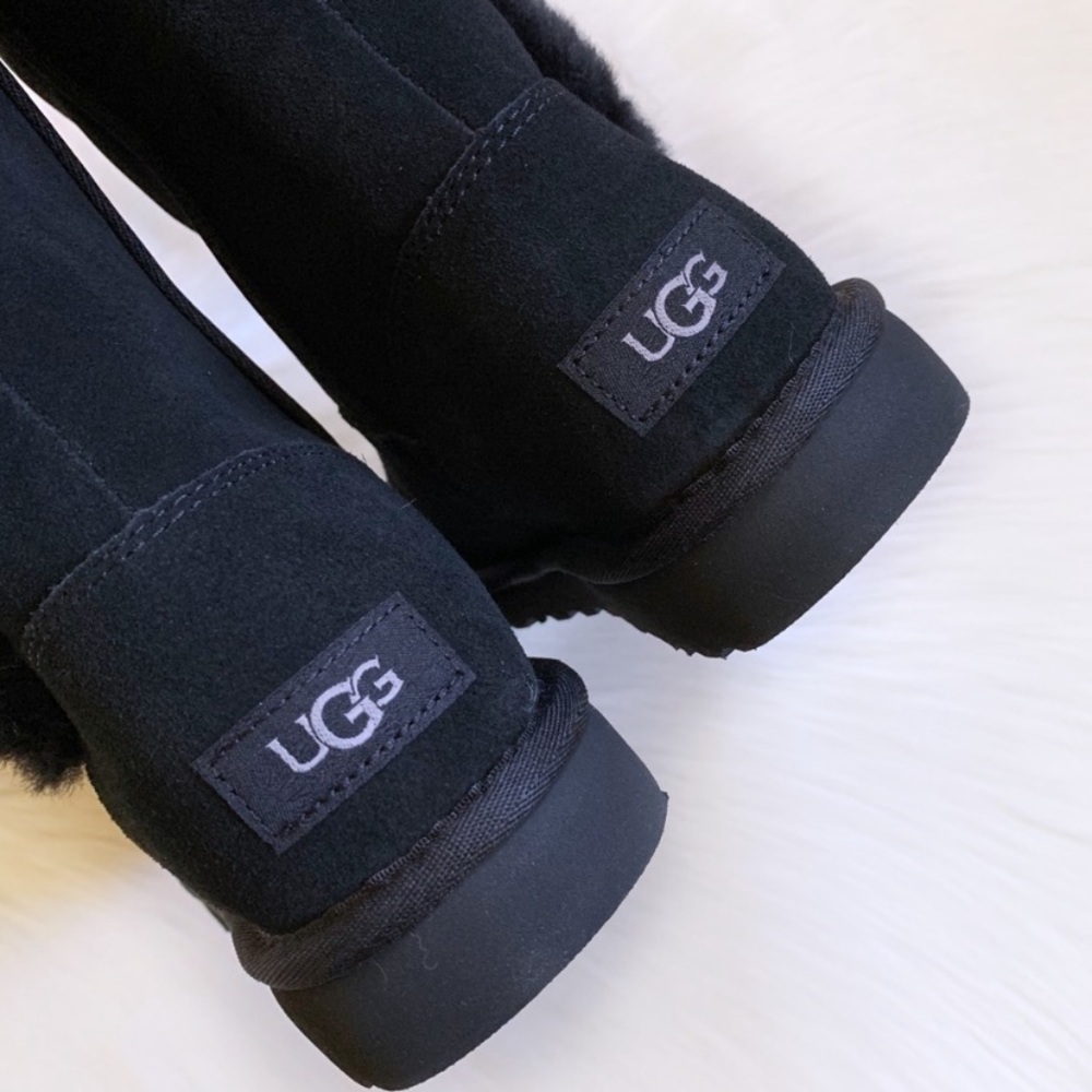 UGG Klea Black Boots - Picture 7 of 9